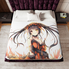 Load image into Gallery viewer, Kurumi Tokisaki Sherpa Blanket
