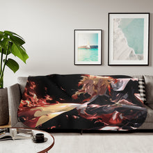 Load image into Gallery viewer, Demon Slayer: Kimetsu no Yaiba Sherpa Blanket