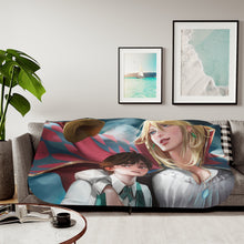 Load image into Gallery viewer, Anime Howl's Moving Castle Sherpa Blanket