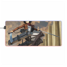 Load image into Gallery viewer, Mikasa Ackerman RGB LED Mouse Pad (Desk Mat)