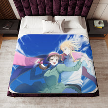 Load image into Gallery viewer, Anime Howl's Moving Castle Sherpa Blanket