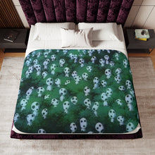 Load image into Gallery viewer, Princess Mononoke Sherpa Blanket