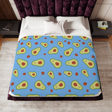 Load image into Gallery viewer, Avocado Sherpa Blanket