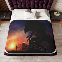 Load image into Gallery viewer, Princess Mononoke Sherpa Blanket