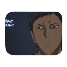Load image into Gallery viewer, Kuroko's Basketball Daiki Aomine Sherpa Blanket