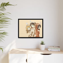 Load image into Gallery viewer, Chibi team Canvas Framed Art Print