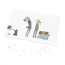 Load image into Gallery viewer, Durarara!! Izaya Orihara, Shizuo Heiwajima, Celty Sturluson, Masaomi Kida, Anri Sonohara Jigsaw Puzzle