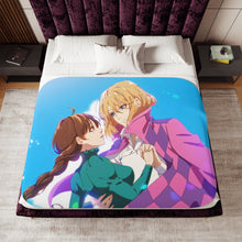 Load image into Gallery viewer, Anime Howl's Moving Castle Sherpa Blanket