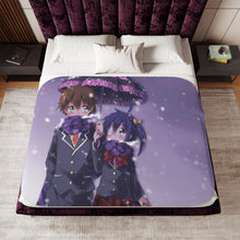 Load image into Gallery viewer, Yuuta and Rikka Sherpa Blanket