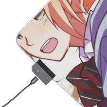 Load image into Gallery viewer, Blue Exorcist Rin Okumura RGB LED Mouse Pad (Desk Mat)