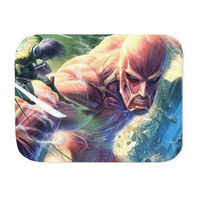 Load image into Gallery viewer, Anime Attack On Titan Sherpa Blanket