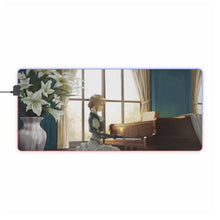 Load image into Gallery viewer, Violet Evergarden Violet Evergarden RGB LED Mouse Pad (Desk Mat)