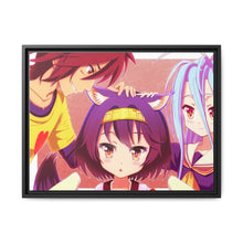 Load image into Gallery viewer, Sora,Shiro and Izuna Canvas Framed Art Print