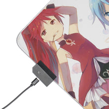 Load image into Gallery viewer, Puella Magi Madoka Magica Homura Akemi, Madoka Kaname, Sayaka Miki, Mami Tomoe RGB LED Mouse Pad (Desk Mat)