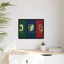 Load image into Gallery viewer, Shingeki no Kyojin Canvas Framed Art Print
