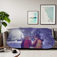 Load image into Gallery viewer, Anime ERASED Sherpa Blanket
