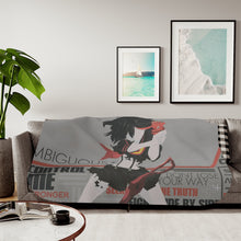Load image into Gallery viewer, Anime Kill La Kill Sherpa Blanket