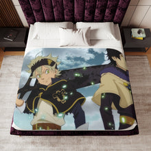 Load image into Gallery viewer, Black Clover Asta, Yuno Sherpa Blanket