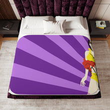 Load image into Gallery viewer, Cowboy Bebop Faye Valentine Sherpa Blanket