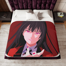 Load image into Gallery viewer, Anime Kakegurui Sherpa Blanket