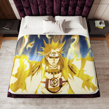Load image into Gallery viewer, Minato Namikaze edo tensei Sherpa Blanket