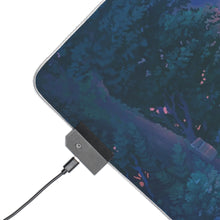 Load image into Gallery viewer, Anime cottage in the woods RGB LED Mouse Pad (Desk Mat)