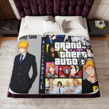 Load image into Gallery viewer, Anime Bleachr Sherpa Blanket