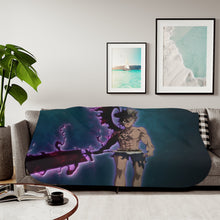 Load image into Gallery viewer, Black Clover Asta Sherpa Blanket