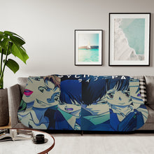 Load image into Gallery viewer, Psycho- Pass Main Members Faces Sherpa Blanket