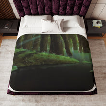 Load image into Gallery viewer, Anime Princess Mononoker Sherpa Blanket