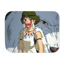 Load image into Gallery viewer, Anime Princess Mononoke Sherpa Blanket