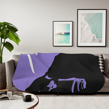 Load image into Gallery viewer, Nona Silhouette Sherpa Blanket