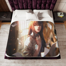 Load image into Gallery viewer, Makise Kurisu Sherpa Blanket