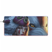 Load image into Gallery viewer, Princess Mononoke RGB LED Mouse Pad (Desk Mat)