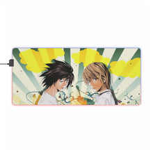 Load image into Gallery viewer, Death Note Light Yagami RGB LED Mouse Pad (Desk Mat)