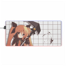 Load image into Gallery viewer, Magical Girl Lyrical Nanoha RGB LED Mouse Pad (Desk Mat)