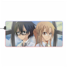 Load image into Gallery viewer, Sword Art Online RGB LED Mouse Pad (Desk Mat)