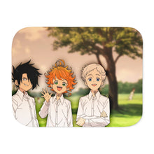 Load image into Gallery viewer, The Promised Neverland Ray, Norman, Emma Sherpa Blanket