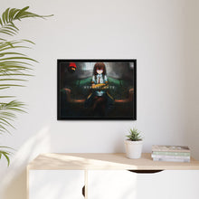 Load image into Gallery viewer, Makise Kurisu Canvas Framed Art Print