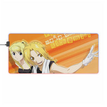 Load image into Gallery viewer, Anime FullMetal Alchemist RGB LED Mouse Pad (Desk Mat)