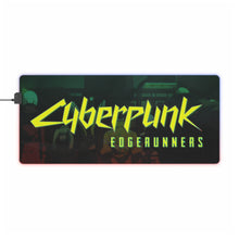 Load image into Gallery viewer, Cyberpunk: Edgerunners Wallpaper RGB LED Mouse Pad (Desk Mat)