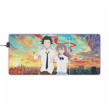 Load image into Gallery viewer, Koe No Katachi RGB LED Mouse Pad (Desk Mat)