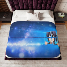 Load image into Gallery viewer, Windows 10 Rikka Chuunibyou Sherpa Blanket