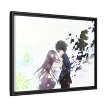 Load image into Gallery viewer, Eru Chitanda And Hōtarō Oreki Canvas Framed Art Print