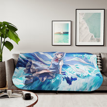 Load image into Gallery viewer, Touhou Ice Queen Sherpa Blanket