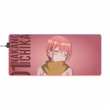 Load image into Gallery viewer, Nakano Ichika RGB LED Mouse Pad (Desk Mat)