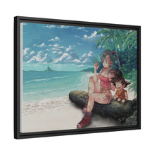 Load image into Gallery viewer, Bulma and Goku Dragon Ball Canvas Framed Art Print