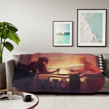 Load image into Gallery viewer, Boruto Sherpa Blanket
