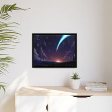 Load image into Gallery viewer, Anime Your Name. Canvas Framed Art Print