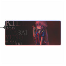 Load image into Gallery viewer, Mirai Nikki Yuno Gasai RGB LED Mouse Pad (Desk Mat)